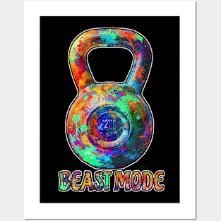 Beast Mode Kettlebell Posters and Art